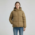 Gewatteerde Winterjas met Ritssluiting voor Dames - View 23