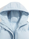 Gewatteerde Winterjas met Ritssluiting voor Dames - View 29