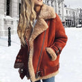Gewatteerde Winterjas met Teddy Voering voor Dames