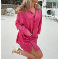 Glitter Oversized Blouse voor Dames - View 9