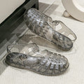 Glitter Sandalen met Verstelbare Gespen voor Dames - Zwart