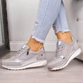 Glitter Sneakers met Ritssluiting voor Dames - View 6