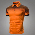Poloshirt met Gradiëntkraag Korte Mouwen voor Heren