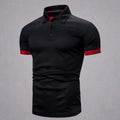 Poloshirt met Gradiëntkraag Korte Mouwen voor Heren