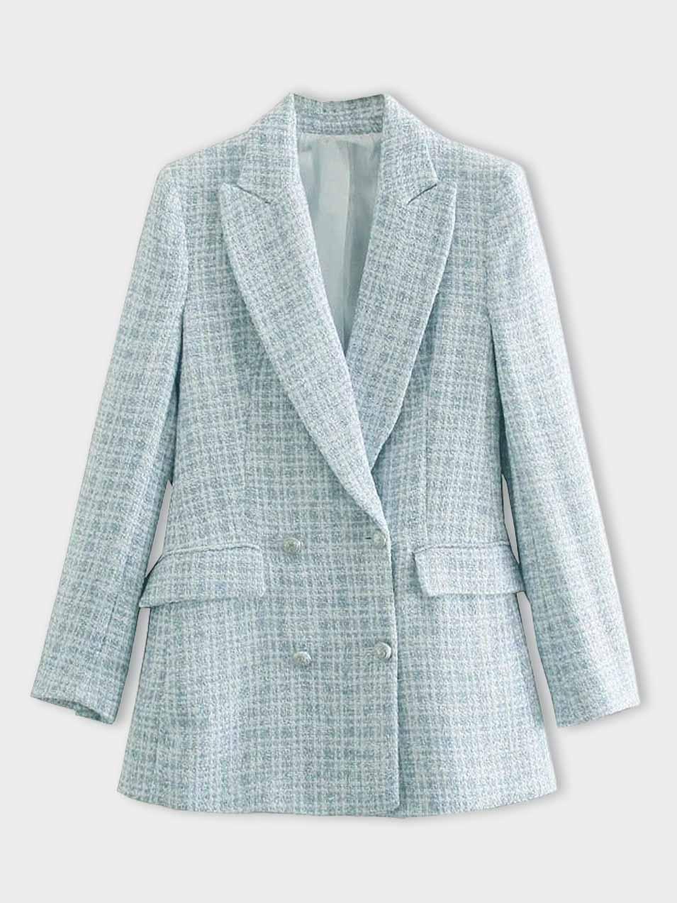 Oversized Tweed Blazer voor Dames