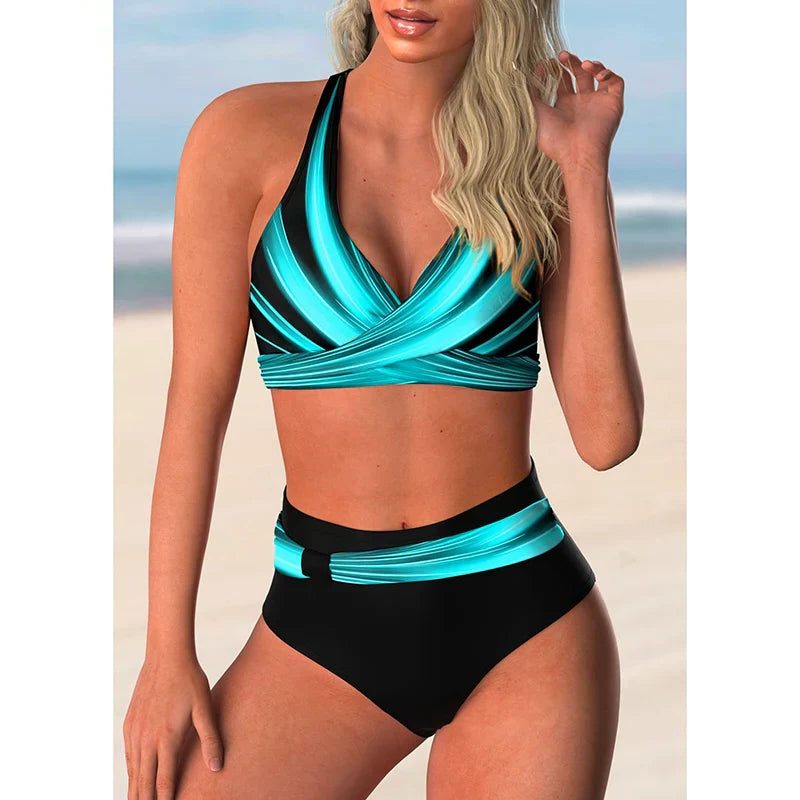 Halter Push-Up Bikini Set voor Dames