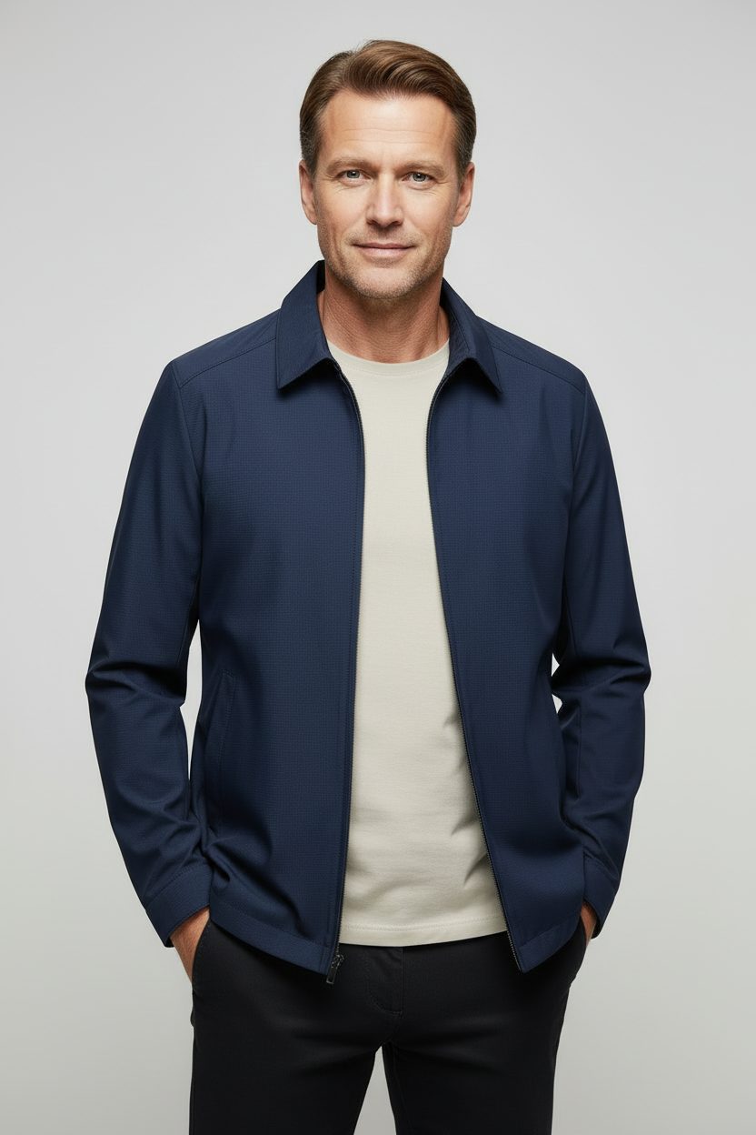 Harrington Jas met Opstaande Kraag voor Heren
