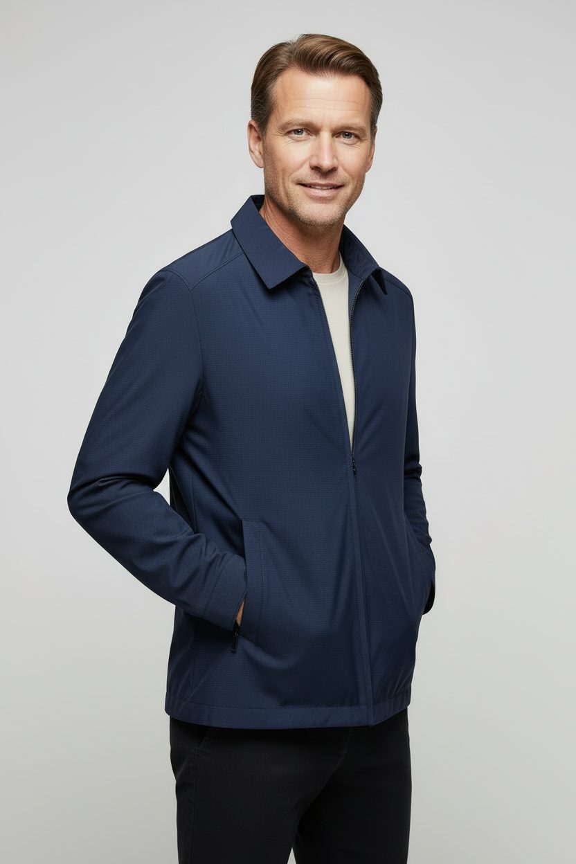 Harrington Jas met Opstaande Kraag voor Heren - View 5