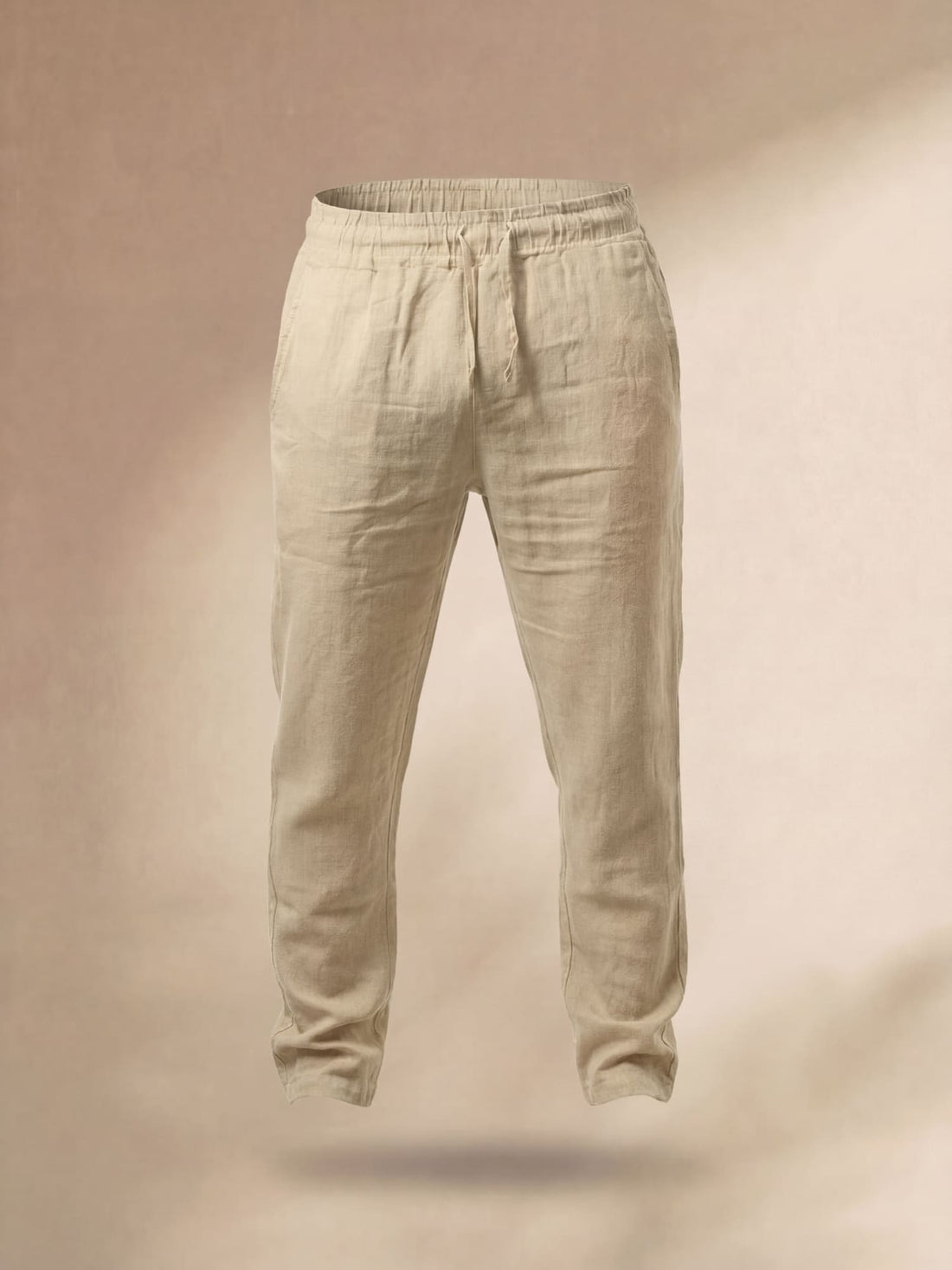 Linnen Rechte Pantalon voor Heren