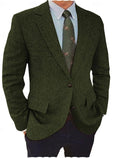 Herringbone Regular Fit Blazer voor Heren - View 4