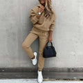 Hooded Joggingpak voor Dames - Khaki