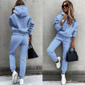 Hooded Joggingpak voor Dames - Blauw