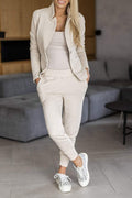 Valentina | Lange Mouwen Blazer met Joggingbroek voor Dames