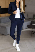 Valentina | Lange Mouwen Blazer met Joggingbroek voor Dames