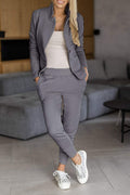 Valentina | Lange Mouwen Blazer met Joggingbroek voor Dames