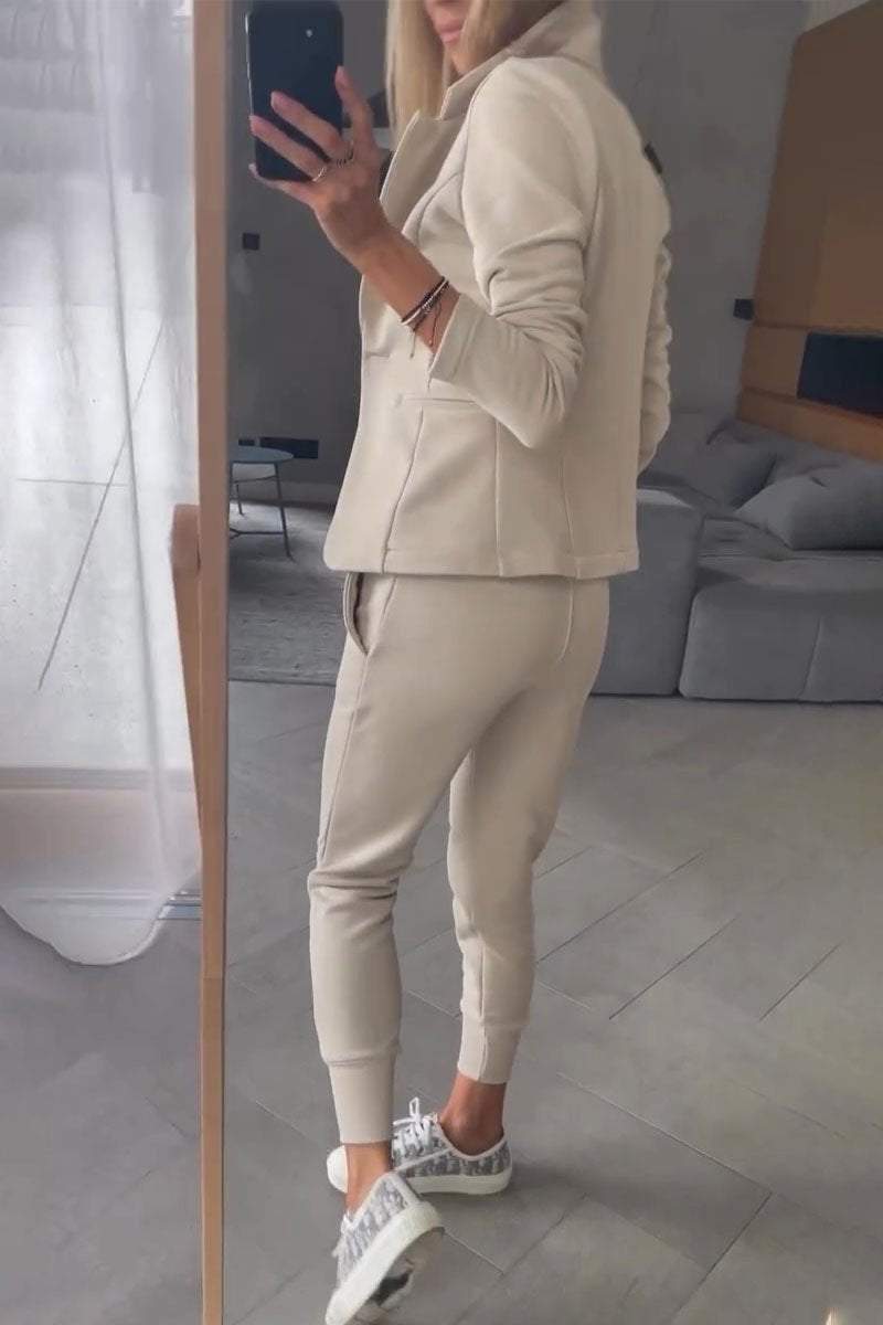 Valentina | Lange Mouwen Blazer met Joggingbroek voor Dames