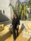 Linnen Button-Down Loungewear Set voor Dames