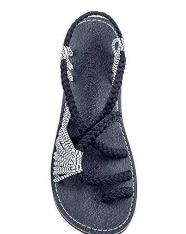 Gevlochten Open Teen Sandalen voor Dames