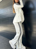 Juliet | Cropped Blazer met Straight Leg Pantalon Set voor Dames