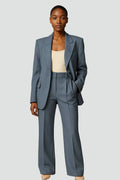 Broekpak met Wijde Pijp Blazer voor Dames