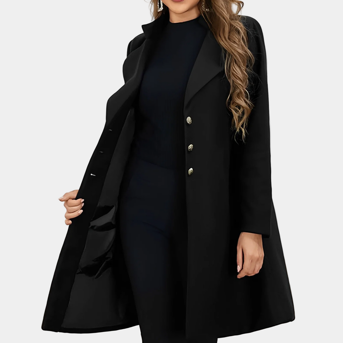 Halflange Winterjas voor Dames