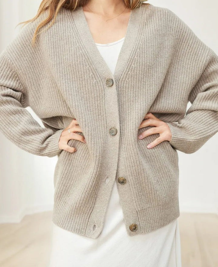 Gebreide Cardigan met Knoopsluiting voor Dames