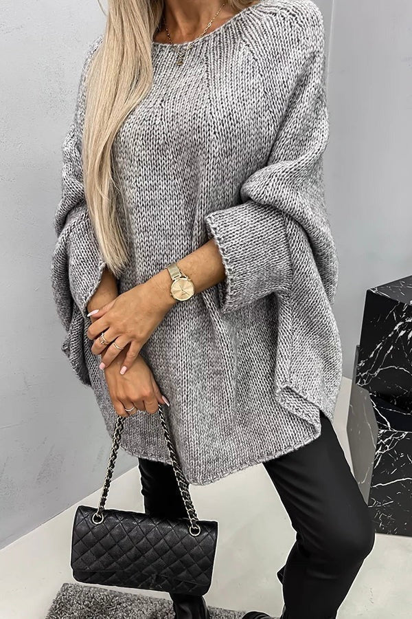 Gebreide Oversized Trui met Raglanmouwen voor Dames