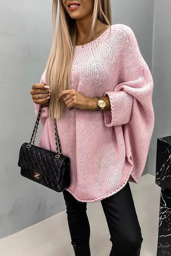 Gebreide Oversized Trui met Raglanmouwen voor Dames