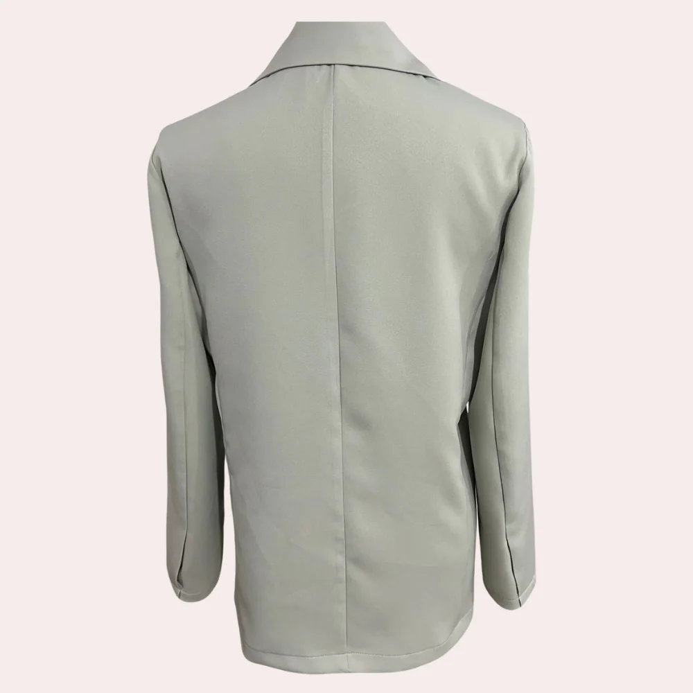 Bianca - Blazer Wijde Pijp Broek Dames Set