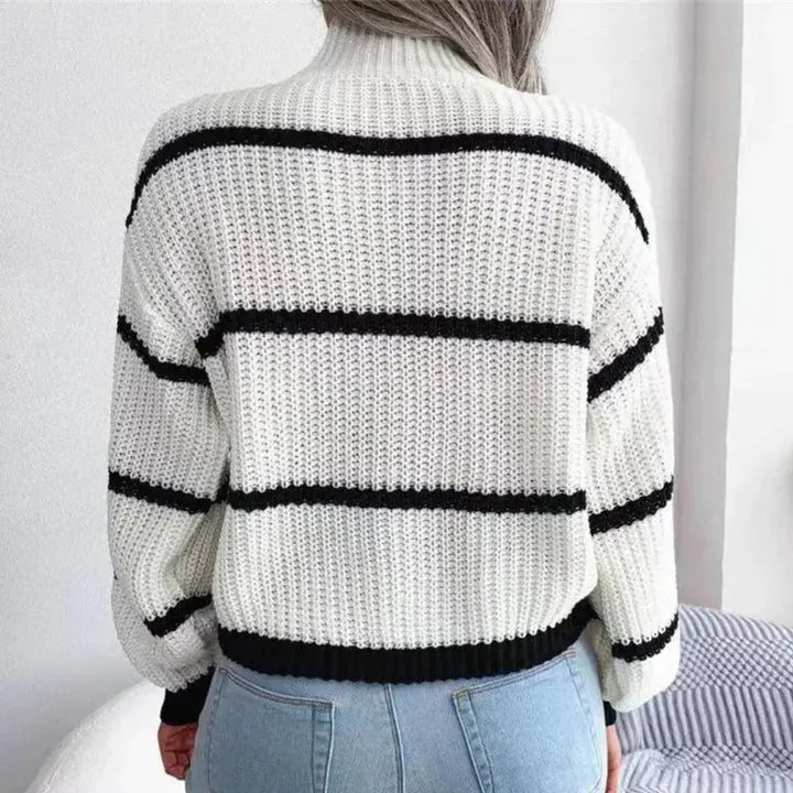 Pullover met Elegante Snit voor Dames