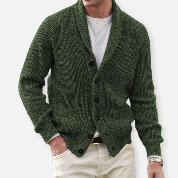 Gebreide Cardigan met Knopen voor Heren