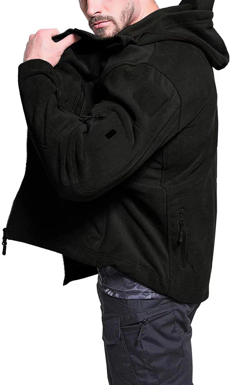Fleece Jas met Capuchon voor Heren