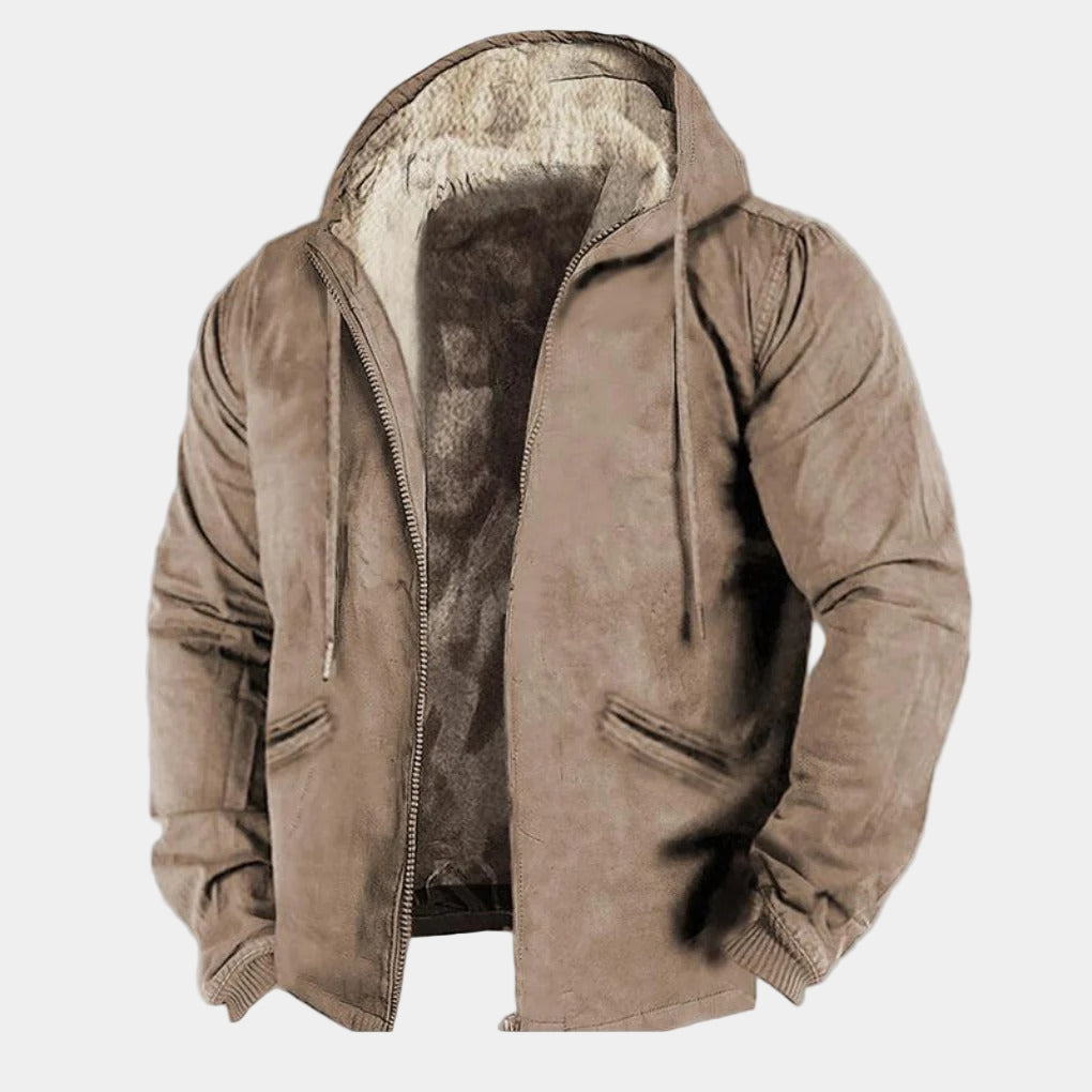 Winterjas met Fleece Voering en Capuchon voor Heren