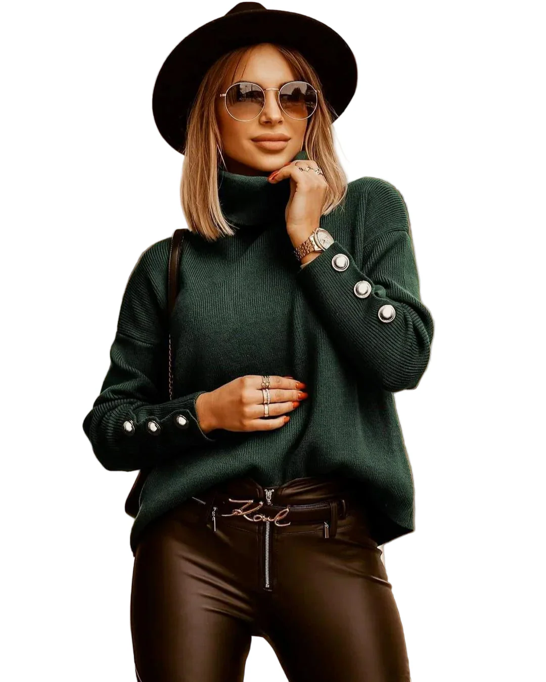 Trendy Gebreide Coltrui voor Dames