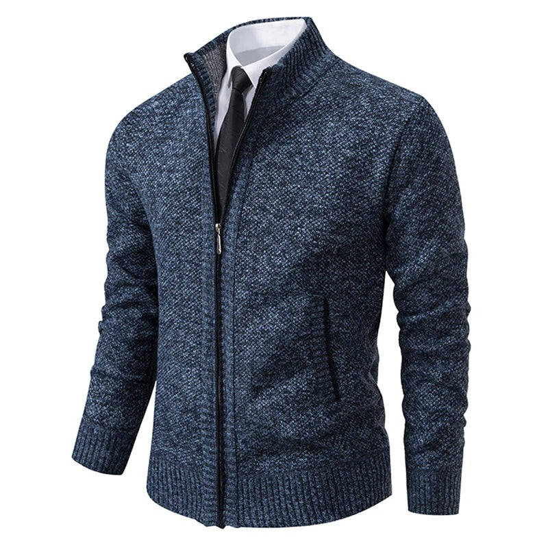 Cardigan met Rits voor Heren