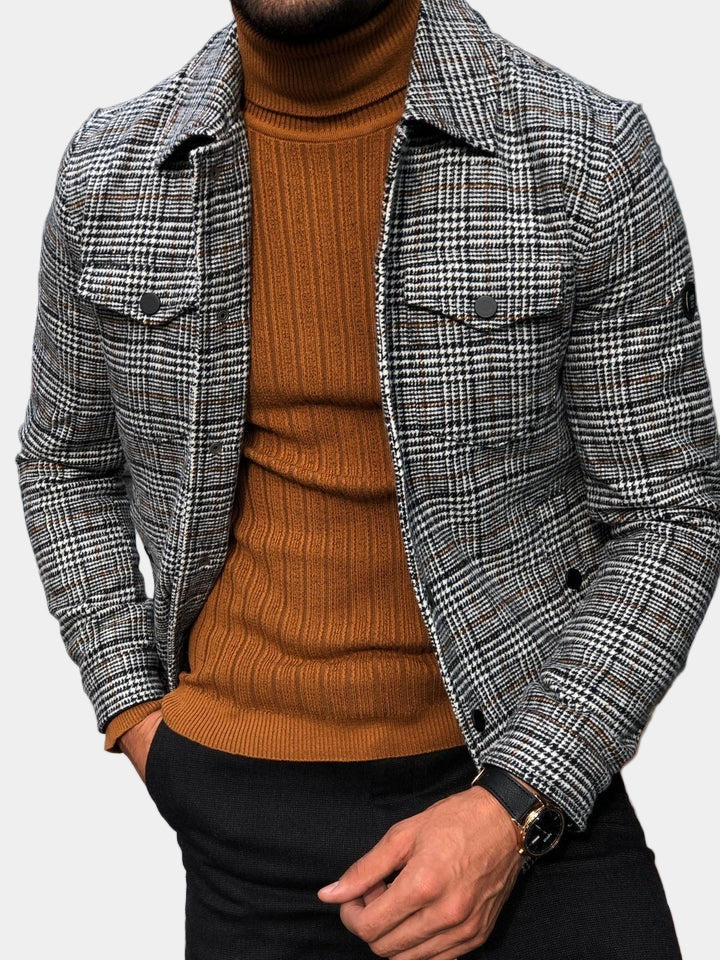 Geruite Overshirt voor Heren