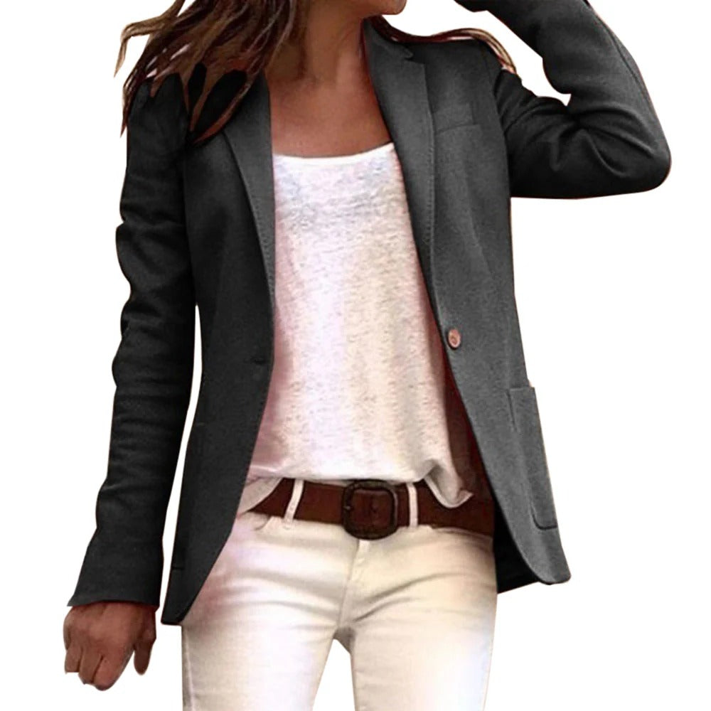 Getailleerde Blazer met Knoop voor Dames