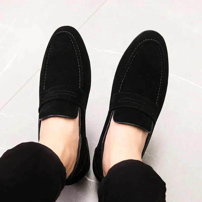 Suède Loafers met Laag Profiel Zool voor Heren