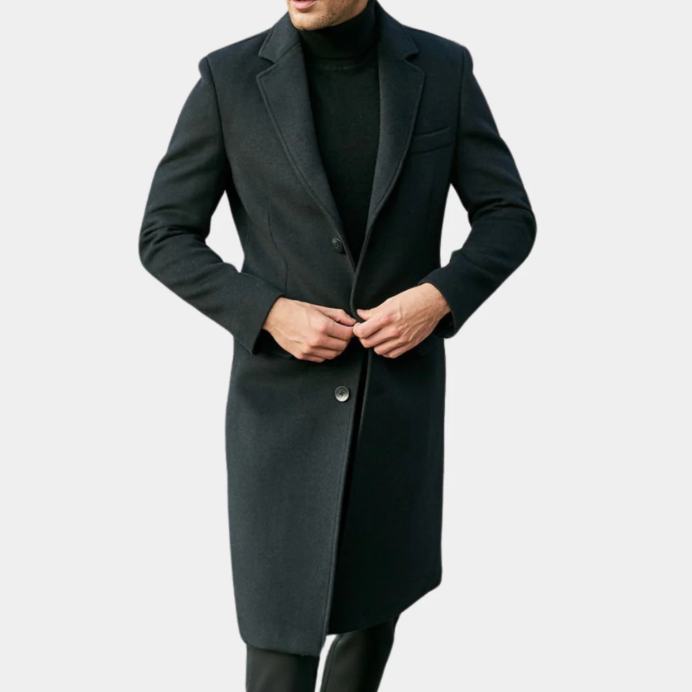 Stijlvolle Klassieker Trenchcoat voor Heren