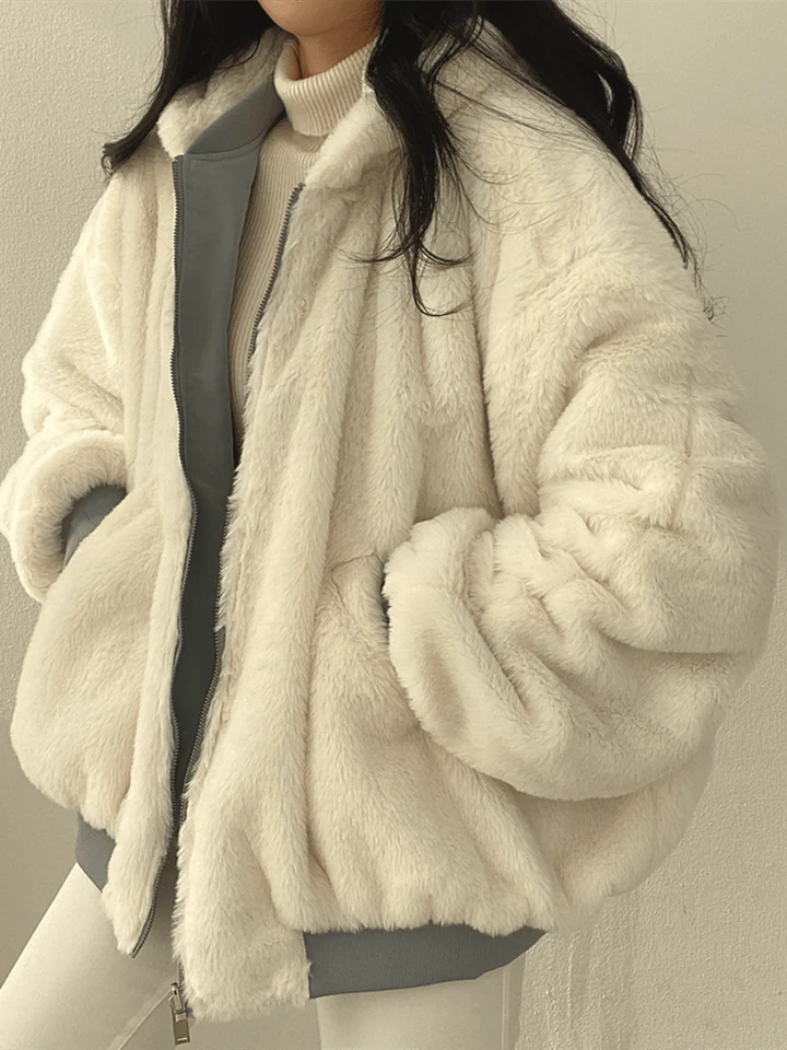 Dubbelzijdige Oversized Jas voor Dames
