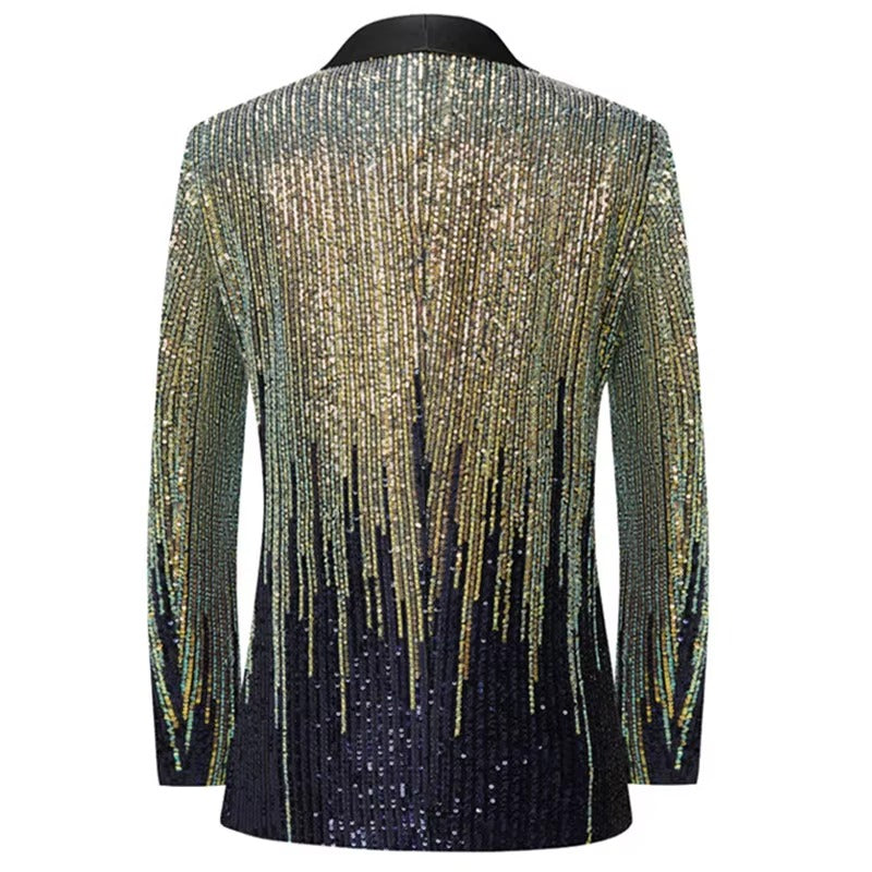 Glitter Colbert met Sjawlkraag voor Heren