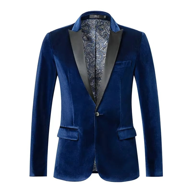 Fluwelen Smoking Blazer voor Heren