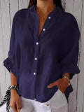 Linnen Oversized Overhemd voor Dames