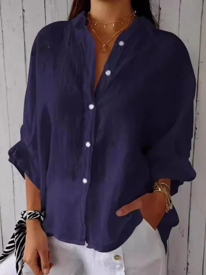 Linnen Oversized Overhemd voor Dames