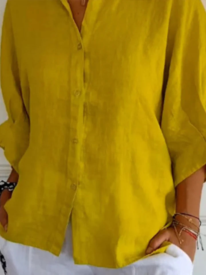 Linnen Oversized Overhemd voor Dames
