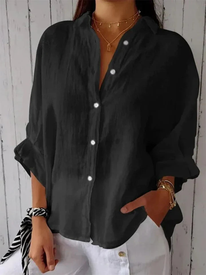 Linnen Oversized Overhemd voor Dames