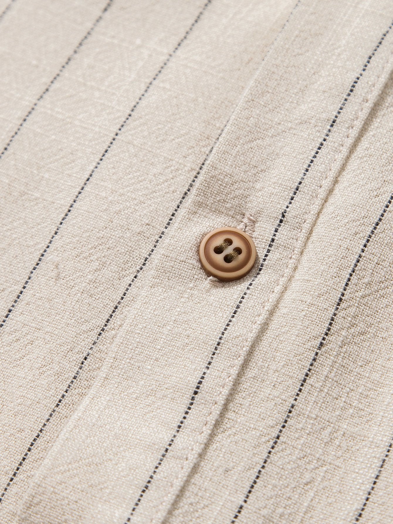 Linnen Henley Set met Korte Mouwen voor Heren