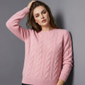 Kabelgebreide Trui voor Dames - View 7