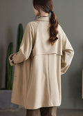 Halflange Trenchcoat met Kraag en Zakken voor Dames - View 4