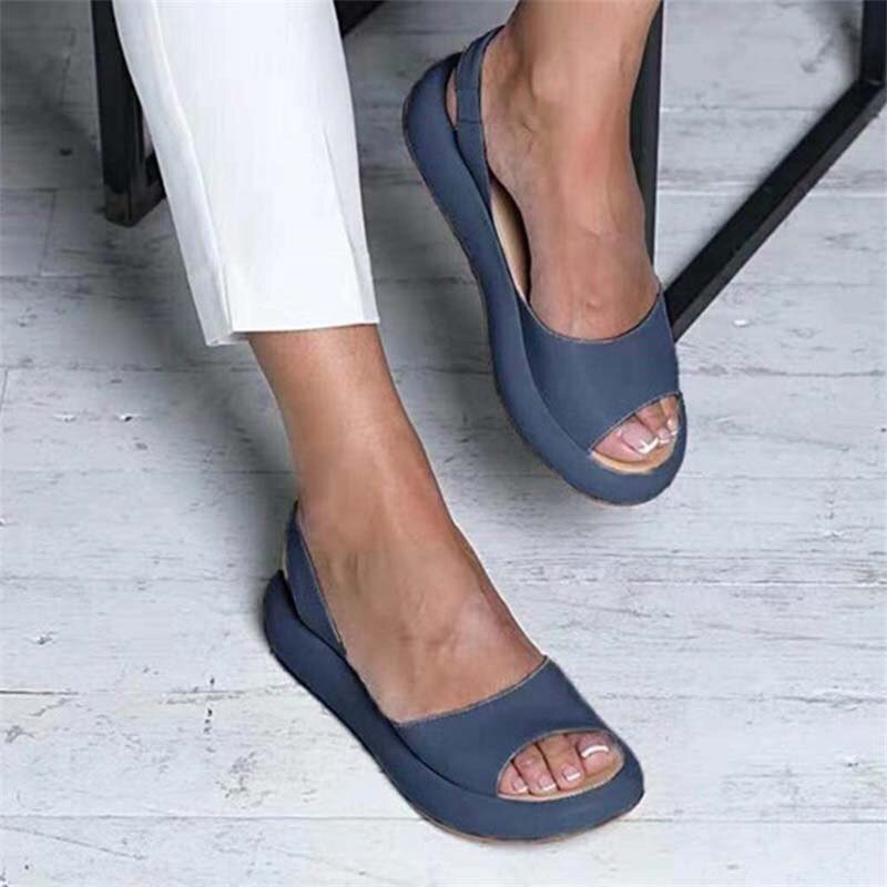 Open Teen Sandalen met Verstelbare Bandjes voor Dames